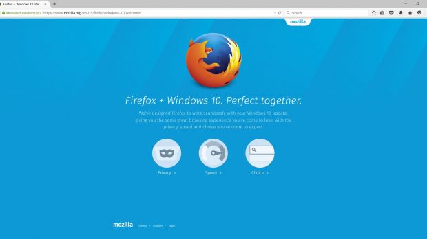 Firefox 40 on Windows 10