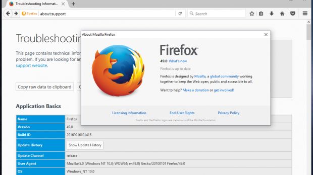 Firefox 49 released