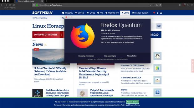 Mozilla released today the Firefox 66 web browser for all supported platforms, including GNU/Linux, macOS, and Microsoft Windows with new features and various performance improvements.