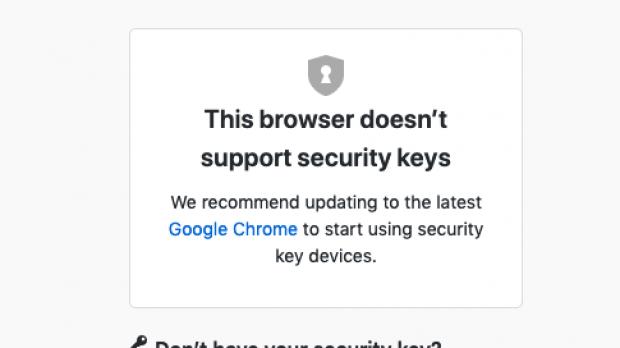 A number of Firefox users have been blocked from logging in to GitHub using security keys like YubiKey due to what appears to be a blunder tied to a pirated Windows restriction.