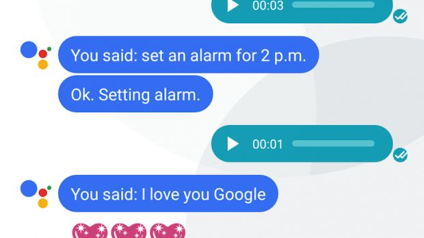Voice messages in Allo