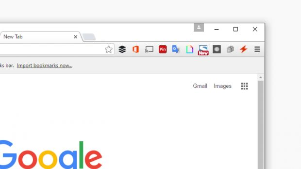 Google Chrome 49 moves extension icons outside the URL bar