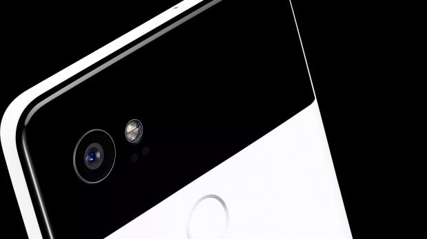 Google Pixel 2 in white and black