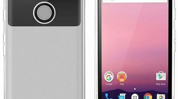 Front and back view of Pixel XL