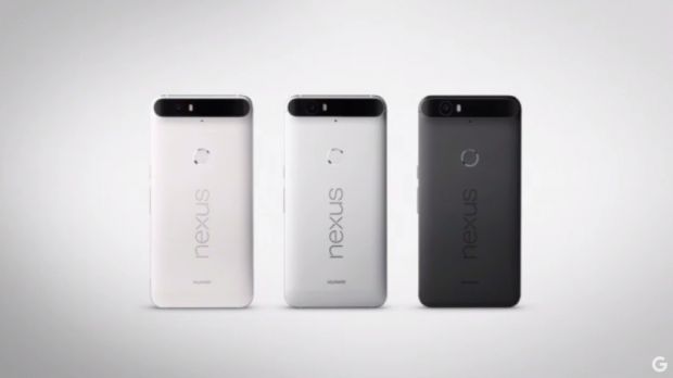 Nexus 6P in three color versions