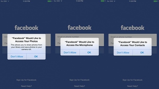 Compromised Facebook iOS application