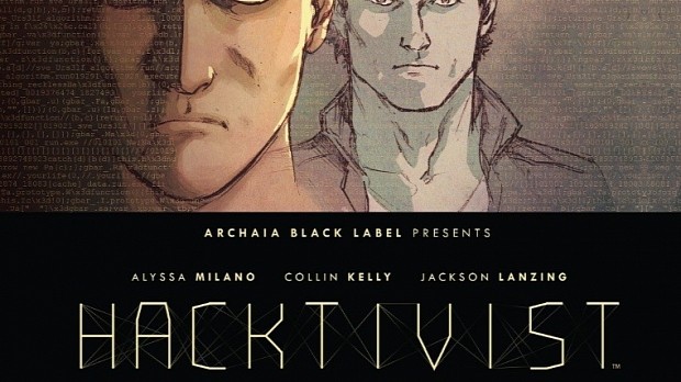 Hacktivist volume 1, back and front covers