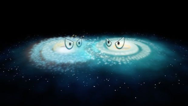 Study reveals what happens when two galaxies collide