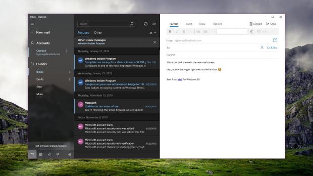 Windows 10 Mail app