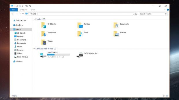 Drives in Windows 10
