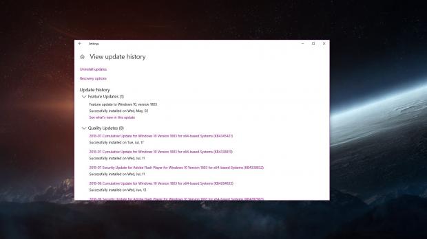 Windows Update log