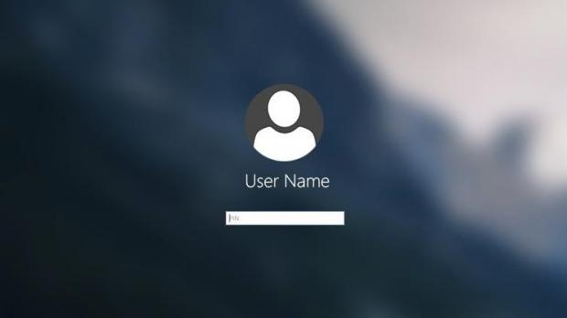 Blur on the Windows 10 sign-in screen