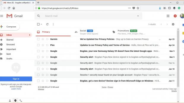 This is the new interface of Gmail