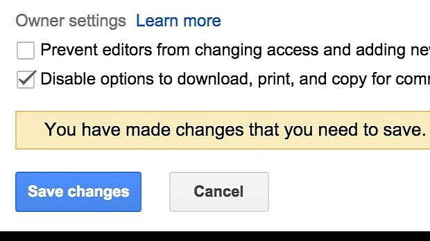 Disable downloading, printing, and copying of any Google Drive file