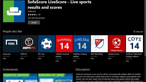 SofaScore LiveScore - Resultados ao Vivo - Microsoft Apps