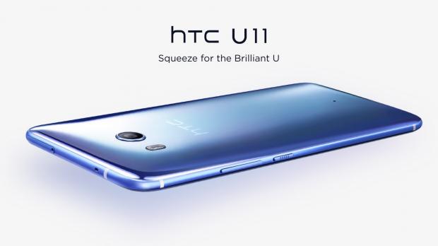 HTC U11 front and back view