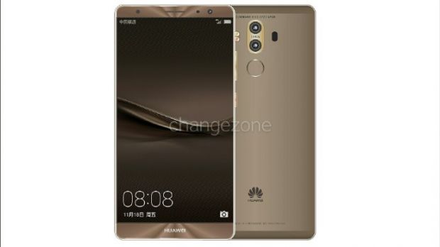 Leaked image of Huawei Mate 9