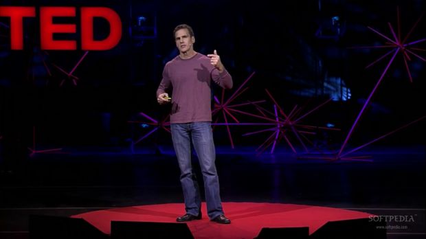 TED conferences video displays in full widescreen on the iPhone 5 Retina display