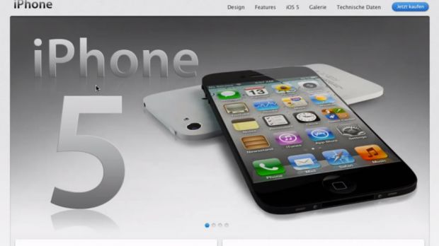 Alleged iPhone 5 web site leak