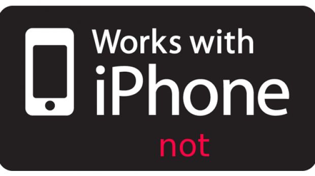 Apple "Works with iPhone" sign - modified