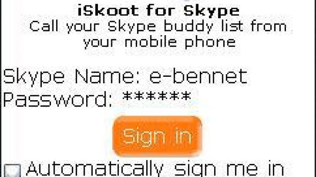 iSkoot for Skype screenshot 1
