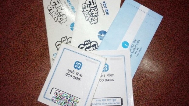 Passbooks used by Indian banks