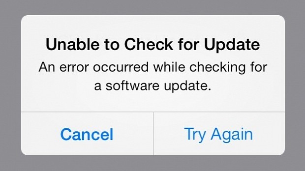 iOS 9.0.1 update error