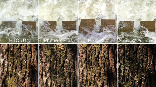 iPhone 7 Plus vs. HTC U11 vs. Pixel XL vs. Xperia XZ Premium nature photo test