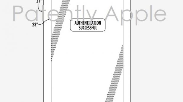 Apple patent showing the Touch ID sensor integrated into the power button