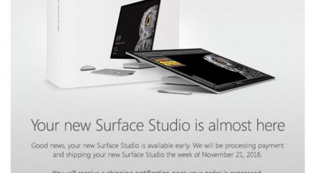 Microsoft will ship the Surface Studio this week