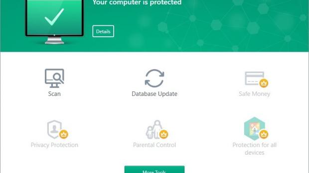 Kaspersky Free looks and feels like the fully-featured antivirus