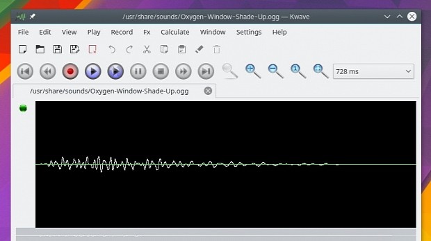 Kwave sound editor joins KDE Applications!