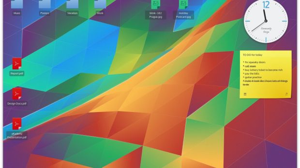 KDE Plasma 5.4 desktop