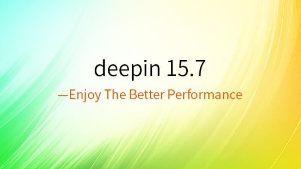 Deepin 15.7 released