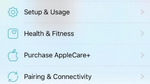 Apple's support app for iOS devices