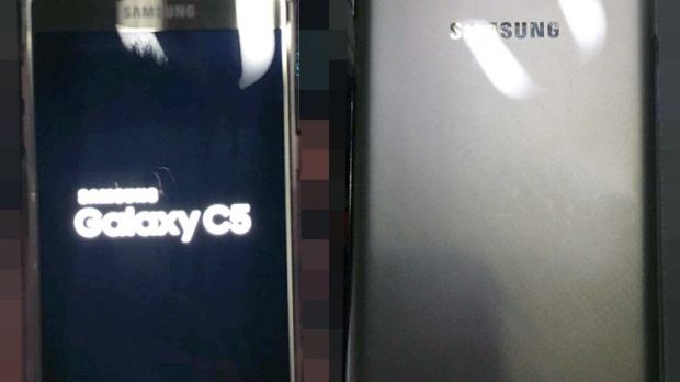 Galaxy C5 front and back