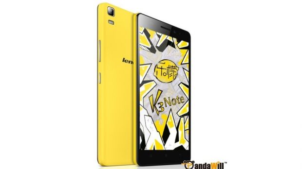 Lenovo K3 Note with a yellow paint job