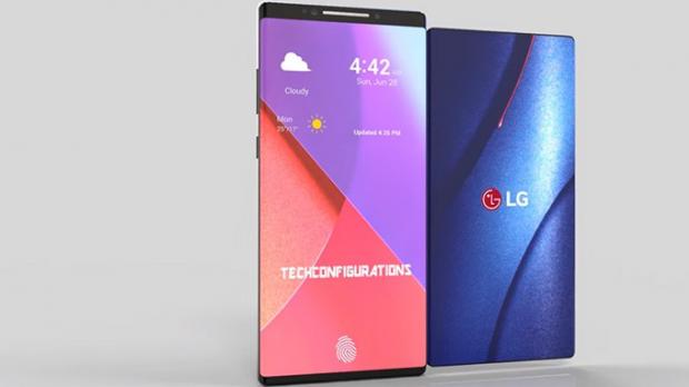 LG foldable smartphone concept