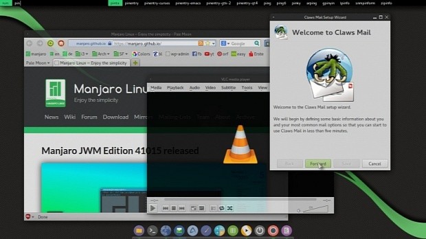 Manjaro Linux Fluxbox 15.10