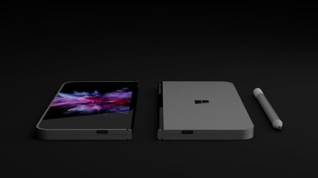 Concept imagining a foldable Surface Phone