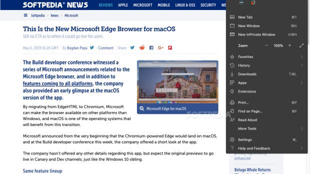 Microsoft Edge is yet to land on other platforms than Windows 10 officially, but on the other hand, unofficially, the browser not only that can run on previous Windows versions, but it can also be installed on Apple’s Mac platform.