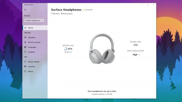 Microsoft Surface Audio app