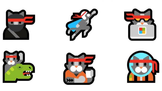 The new ninja cat emoticons