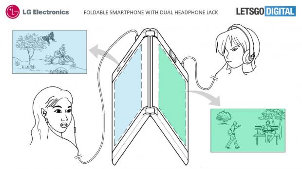 Fodable phone concept by LG