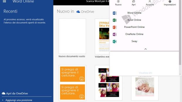 The extension will make it possible to instantly create a document with Office Online