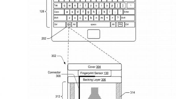 A Microsoft patent envisions a new type of fingerprint sensors that could at some point be used on our laptops, and instead of being placed on the body of the device, they may end up integrated right into the Windows key on the keyboard.