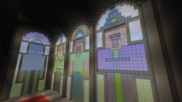 Stained glass in Minecraft