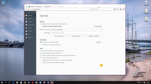 Make Firefox Default button in Windows 10
