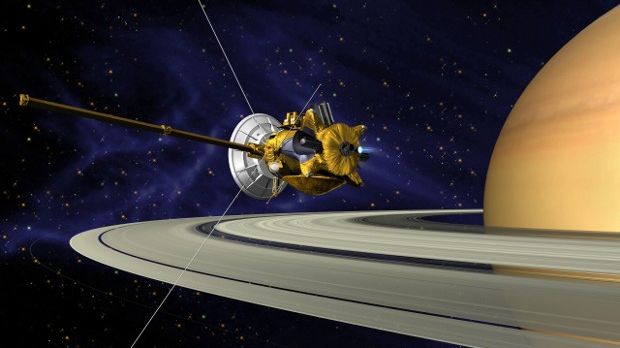 Artist's rendering of the Cassini probe