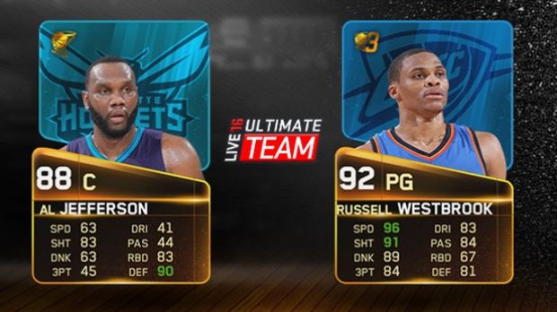 NBA Live 16 Ultimate Team action